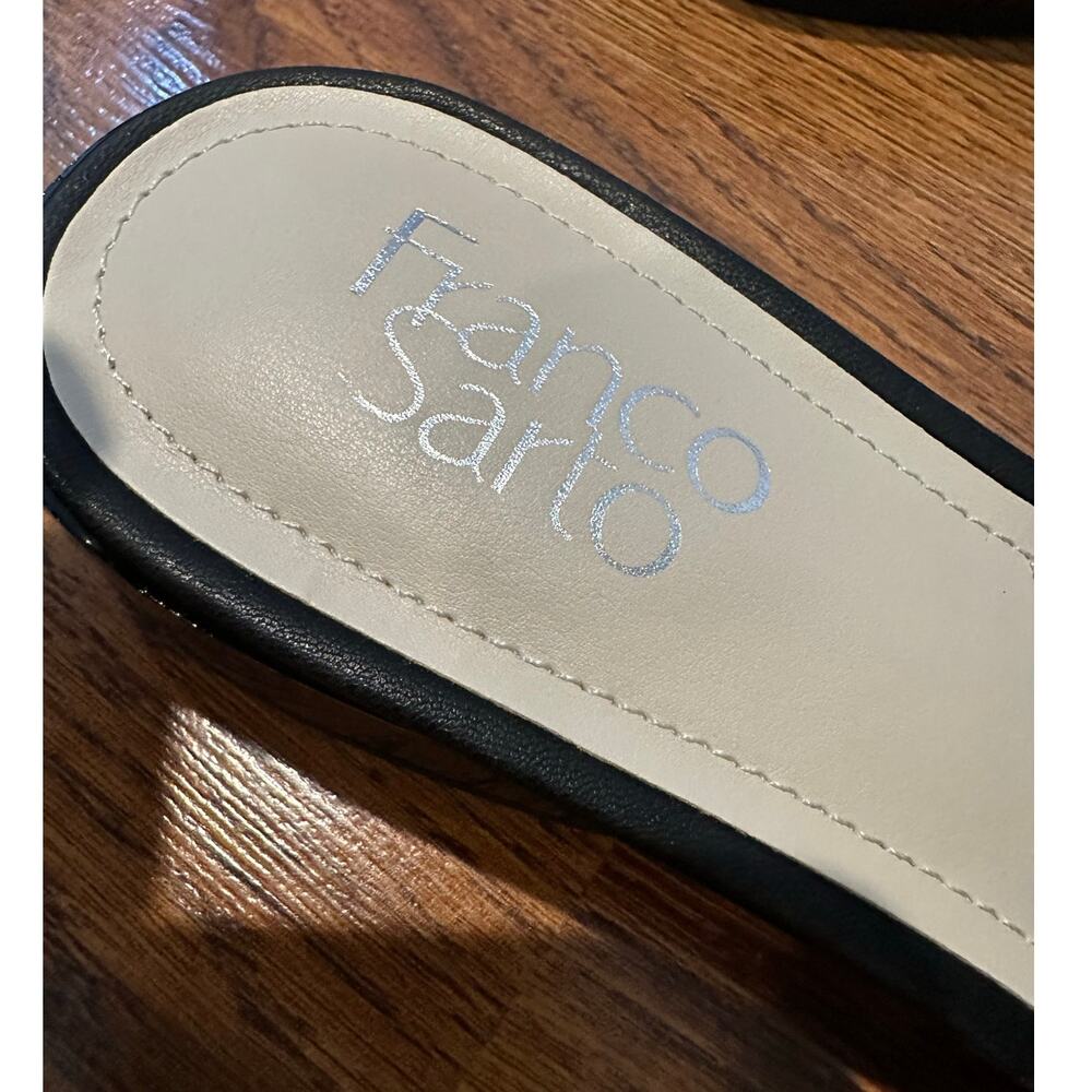 Franco Sarto Margot Slide Sandals Women’s 8 Black NWOB Minimalist Chic Elegant - Picture 9 of 10